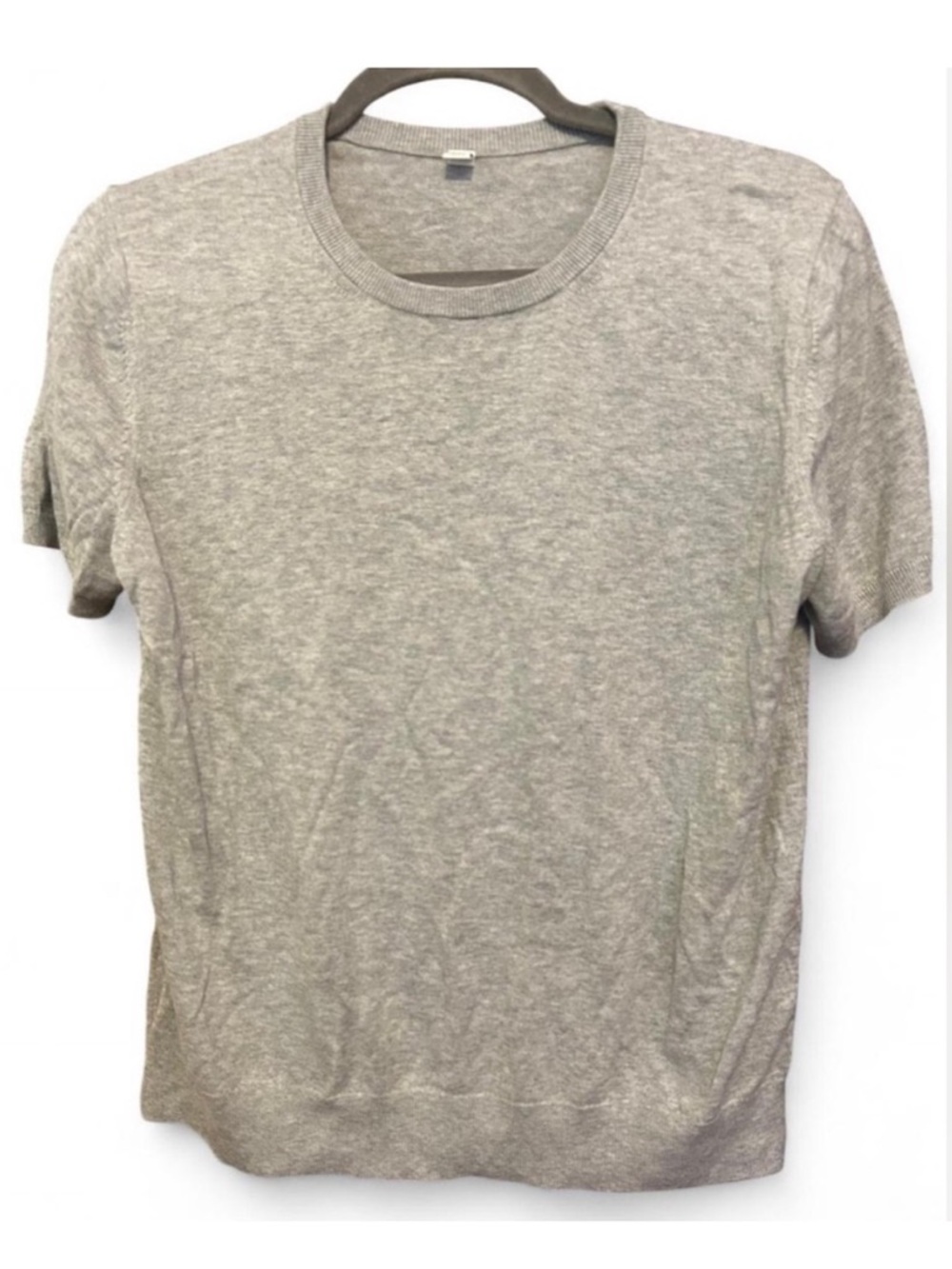 Uniqlo Short Sleeve Crewneck Tee in Light Gray